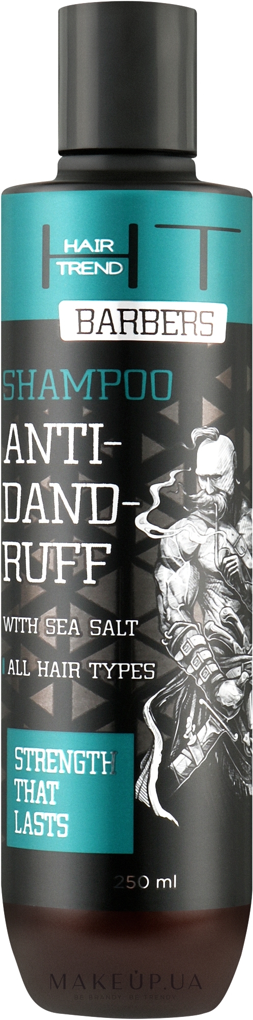 Шампунь с морской солью для глубокого очищения - Hair Trend Barber Anti-Dandruff Shampoo — фото 250ml