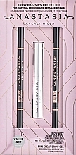 Парфумерія, косметика Набір - Anastasia Beverly Hills Bae-sics Deluxe Kit Medium Brown (b/pencil/2x0.085g + b/gel/2.5ml)