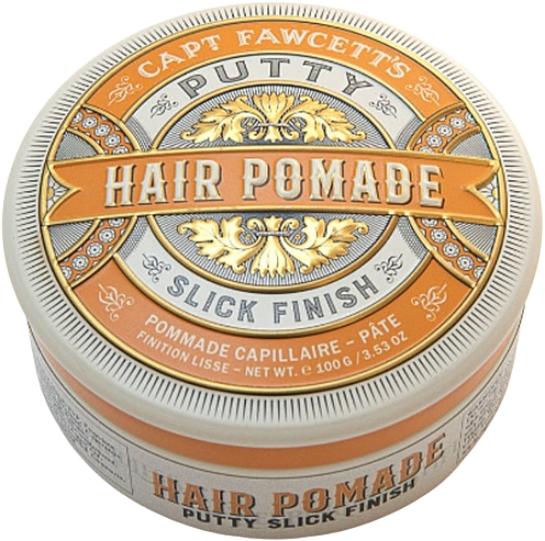 Помада для волос с легким блеском - Captain Fawcett Hair Pomade Putty Slcick Finish — фото N1