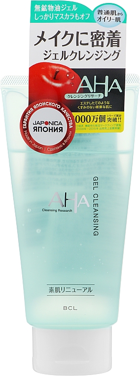 Гель-пилинг для лица очищающий с фруктовыми кислотами - BCL AHA Basic Cleansing Gel — фото N1