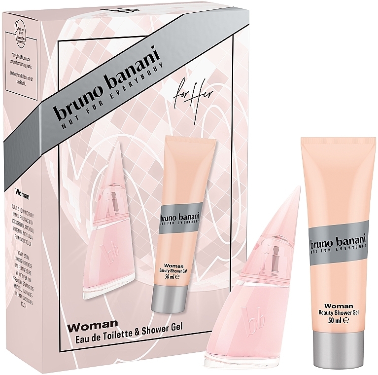 Bruno Banani Woman - Набор (edt/30ml + sh/gel/50ml) — фото N1