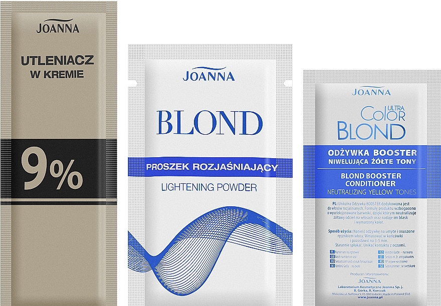 Висвітлювач для волосся - Joanna Ultra Color Blond 9 Tones — фото N2