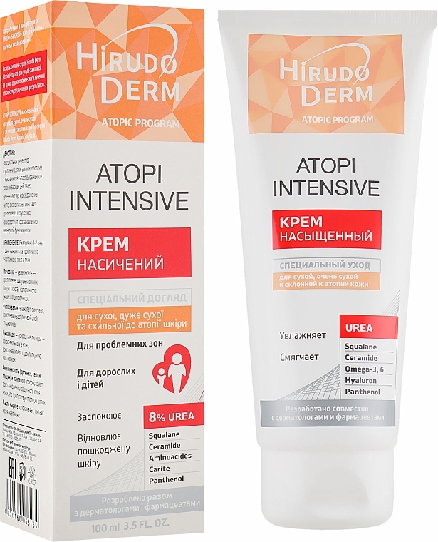 УЦІНКА Крем для схильної до атопії шкіри - Hirudo Derm Atopic Program Atopi Intensive * — фото N2