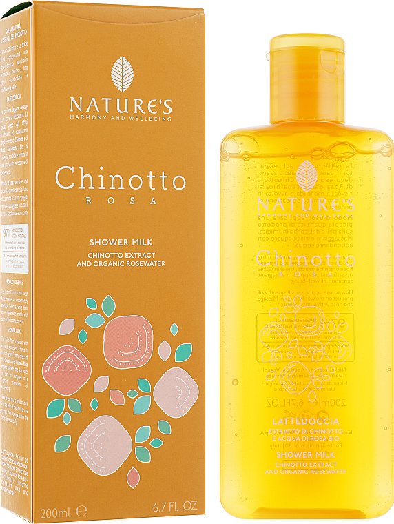 Молочко для душу - Nature's Chinotto Rosa Shower Milk *