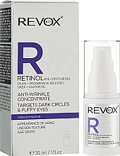 Гель-концентрат вокруг глаз против морщин с ретинолом - Revox B77 Retinol Eye Gel Anti-Wrinkle Concentrate — фото N2