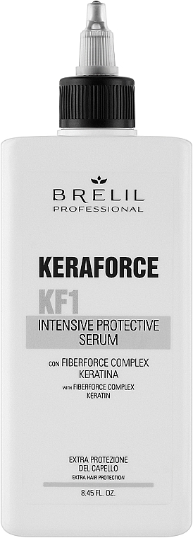 Сироватка для волосся - Brelil Keraforce Intensive Protective Serum With Keratin — фото N1