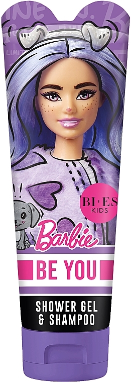 Гель для душу 2 в 1 - Bi-es Barbie Be You Gel & Shampoo — фото N1
