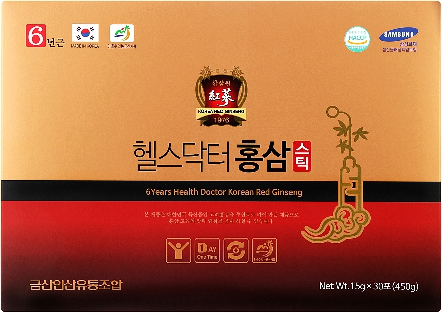 Харчова добавка "Червоний женьшень" - Skin Factory 6Years Red Ginseng Health Doctor — фото N3