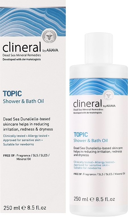 Олія для ванни й душу - Ahava Clineral Topic Shower & Bath Oil — фото N2