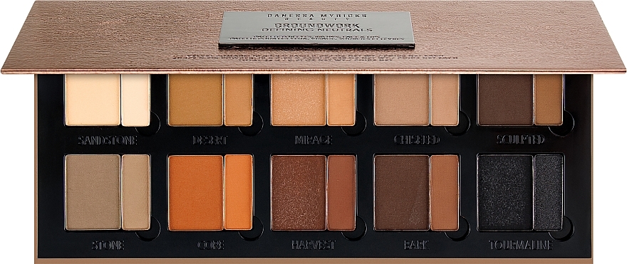 Многофункциональная палитра для макияжа - Danessa Myricks Groundwork Palette Defining Neutrals — фото N1