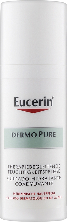 Заспокійливий крем для проблемної шкіри - Eucerin DermoPurifyer Oil Control Adjunctive Soothing Cream — фото N2