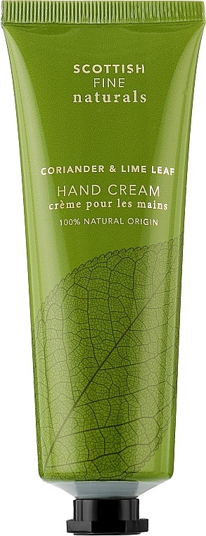 Крем для рук "Кориандр и листья лайма" - Scottish Fine Soaps Naturals Coriander & Lime Leaf Hand Cream Tuba — фото N1
