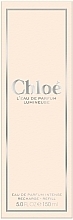 Chloe Eau Lumineuse - Парфюмированная вода (рефилл) — фото N3