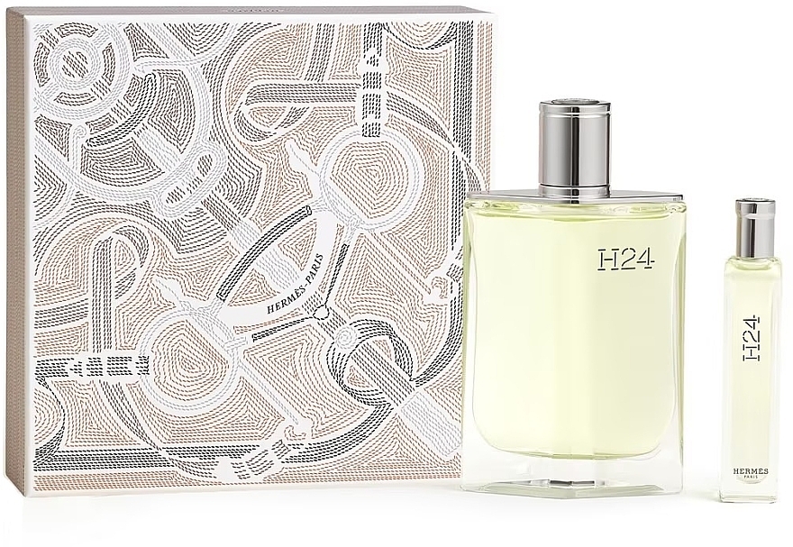 Hermes H24 Eau - Набор (edt/100ml + edt/mini/15ml) — фото N1