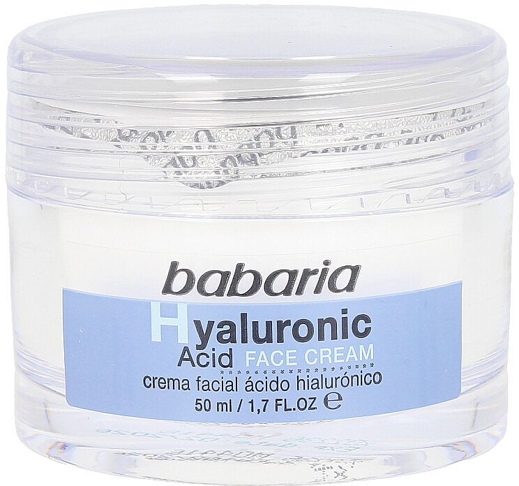 Крем для обличчя, з гіалуроновою кислотою - Babaria Hyaluronic Acid Face Cream — фото N4