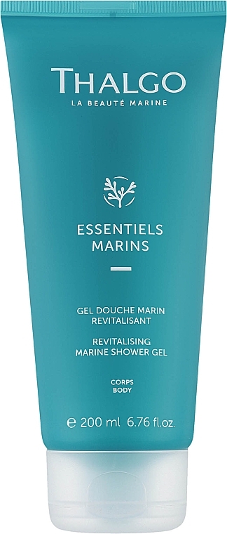 Оживляющий морской гель для душа - Thalgo Les Essentiels Marins Revitalizing Marine Shower Gel — фото N1