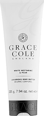 Олія для тіла - Grace Cole White Nectarine And Pear Body Butter — фото N1