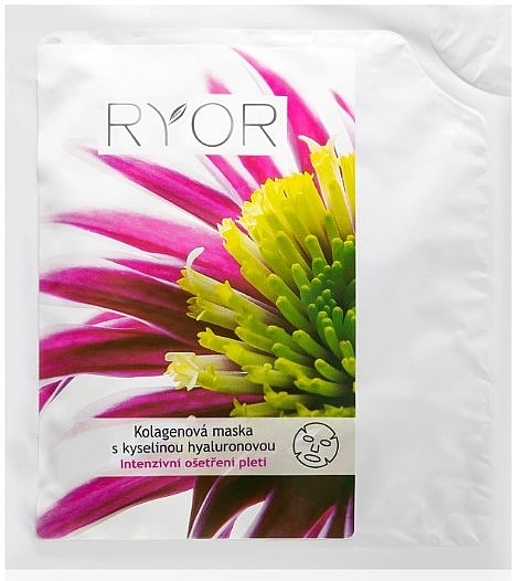 Маска для обличчя з гіалуроновою кислотою - Ryor Collagen Mask With Hyaluronic Acid — фото N1