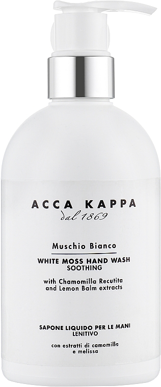 Жидкое мыло для рук - Acca Kappa White Moss Hand Wash — фото N1