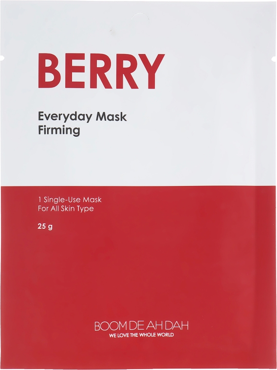 Укрепляющая маска для лица с экстрактами ягод - Boom De Ah Dah Everyday Mask Firming Berry