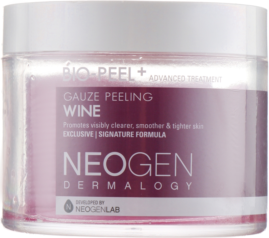 Пилинговые диски с экстрактом красного вина - Neogen Dermalogy Bio-Peel Gauze Peeling Wine — фото N4
