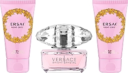 Versace Bright Crystal - Набір (edt/50ml + b/lot/50ml + sh/gel/50ml) — фото N2