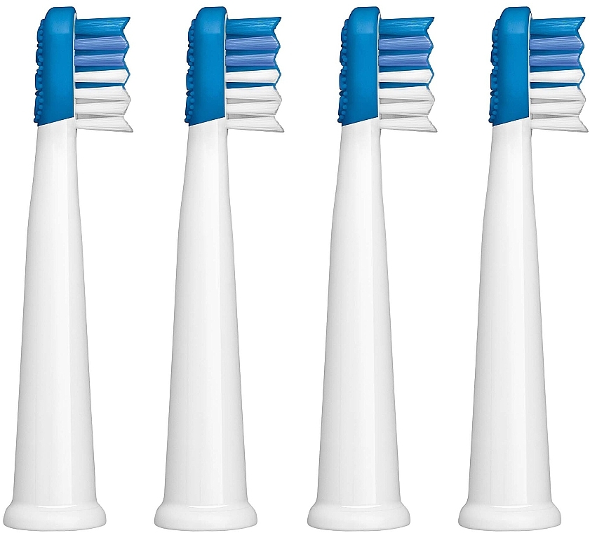 Насадки для электрической зубной щетки, белые, 4 шт. - Sencor SOX 012BL — фото N1