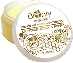 Мус для губ з медом і маком - BIOnly Organic Lip Mousse Honey & Poppy — фото N1