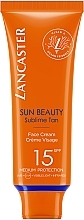 Парфумерія, косметика Сонцезахисний крем для обличчя - Lancaster Sun Beauty SPF15