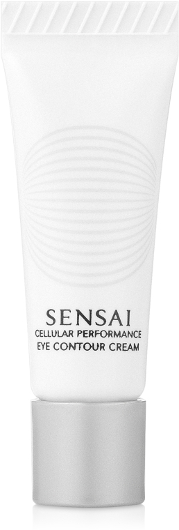 Восстанавливающий крем с антивозрастным эффектом для контура глаз - Sensai Cellular Performance Eye Contour Cream (пробник) — фото N2