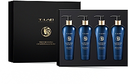 Духи, Парфюмерия, косметика УЦЕНКА Набор - T-LAB Professional Sapphire Energy (h/cond/300ml + h/shm/300ml + b/wash/300ml + b/cream/300ml) *