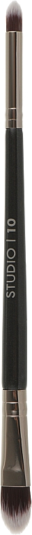 Двосторонній пензлик для консилера - Studio 10 Double Ended Concealer Brush — фото N1