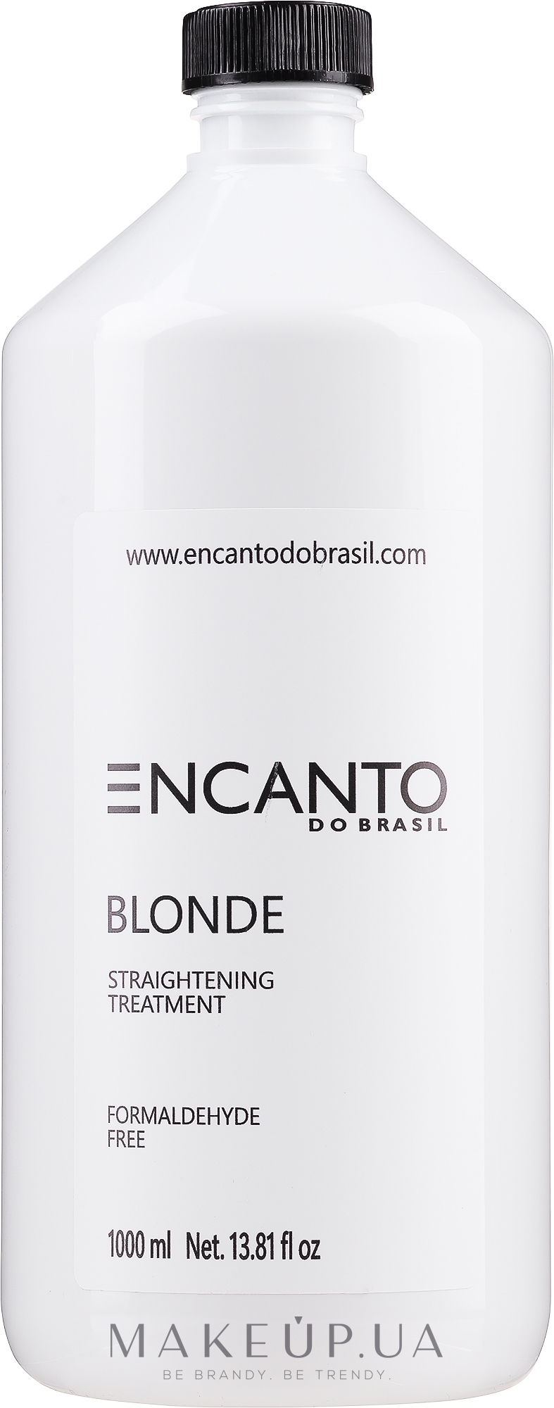 Засіб для випрямлення світлого волосся - Encanto Do Brasil Blonde Straightening Treatment — фото 1000ml