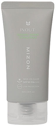 Солнцезащитный крем для лица - Mizon Inout Watery Sheer Sunscreen SPF50 PA++++ — фото N1