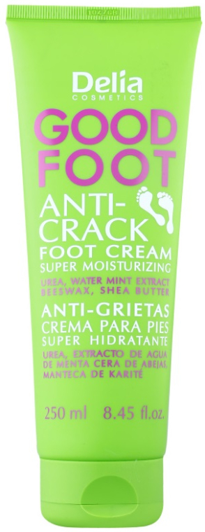 Крем для огрубевшей, потрескавшейся кожи стоп - Delia Good Foot Anti-crack Super Moisturising Foot Cream — фото N1