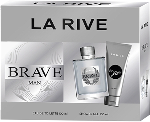 La Rive Brave Man - Набір (edt/100ml + sh/gel/100ml) — фото N1