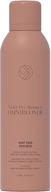 Сухий шампунь для світлого та мельованого волосся - Omniblonde Keep Your Coolness Dry Shampoo — фото N2