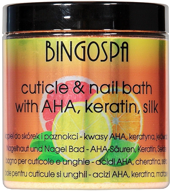 Соль для ногтей и кутикул с маслом мандарина и протеинами шелка - BingoSpa Mandarin Softening Bath For Cuticles And Nails
