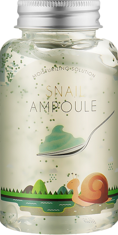 Ампульный гель с муцином улитки - Esfolio Moisturizing Solution Snail Ampoule