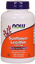 Лецитин подсолнечный 1200мг в желатиновых капсулах - Now Foods Sunflower Lecithin 1200mg Softgels — фото N1