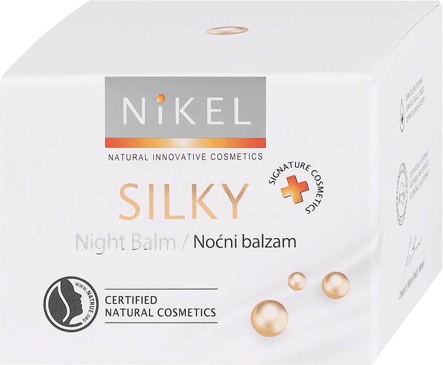 Нічний бальзам для обличчя - Nikel Silky Night Balm — фото N1