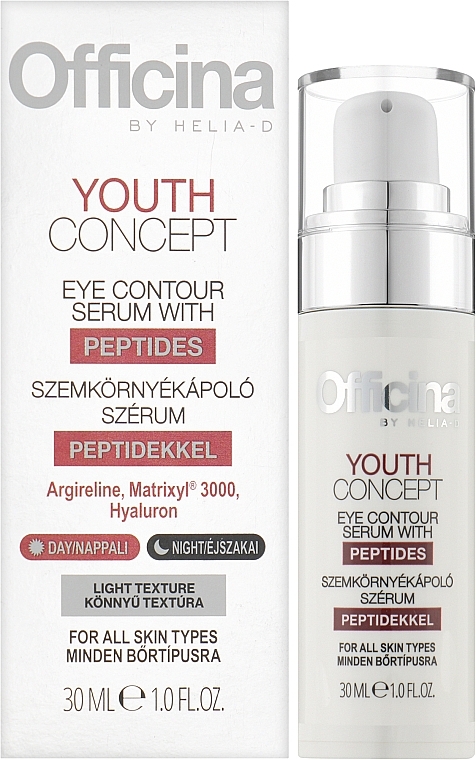 Сыворотка для контура глаз с пептидами - Helia-D Officina Youth Concept Eye Contour Serum — фото N2