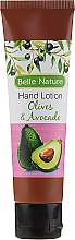 Бальзам-крем для рук с ароматом оливок и авокадо - Belle Nature Hand Lotion Olives&Avocado — фото N1