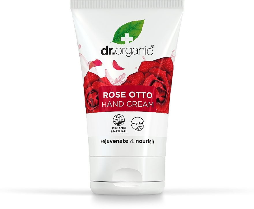 Крем для рук та нігтів "Троянда Отто" - Dr. Organic Bioactive Skincare Organic Rose Otto Hand & Nail Cream