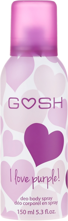 Дезодорант-спрей - Gosh I Love Purple Deo Body Spray — фото N1