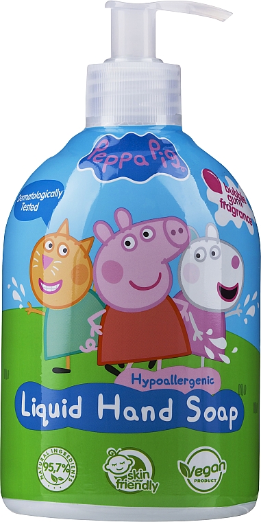 Дитяче мило для миття рук - Peppa Pig Liquid Hand Soap — фото N1