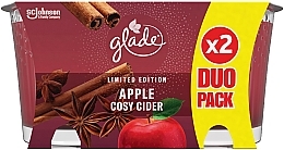 Ароматическая свеча "Яблочный сидр и корица" - Glade Apple Cozy Cider Candle — фото N3