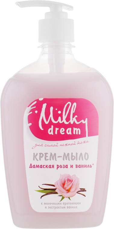 Жидкое мыло "Дамасская роза и ваниль" - Milky Dream — фото N2
