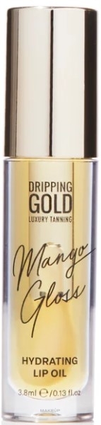 Увлажняющее масло для губ - Sosu by SJ Dripping Gold Luxury Tanning Hydrating Lip Oil — фото Mango Gloss