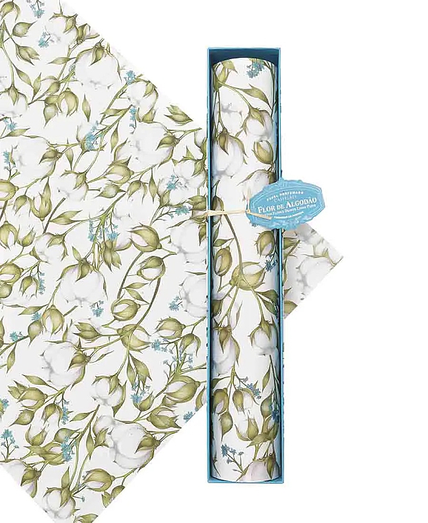 Ароматизований папір для шаф - Castelbel Cotton Flower Drawer Liner — фото N1